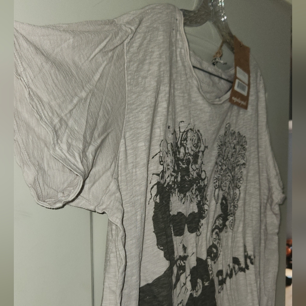 New Magnolia Pearl Bard T Bob Dylan Band Sketch Top 379 Lilac Water Tee T-Shirt - Picture 11 of 17